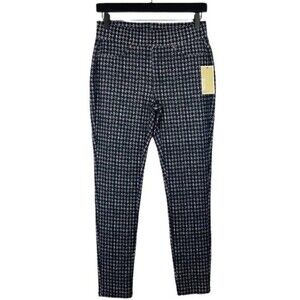 Michael Kors Leggings Pants Womens Small Black White Checkered Stretch Pants